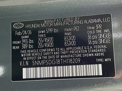 2026 Hyundai Santa Fe Hybrid Calligraphy
