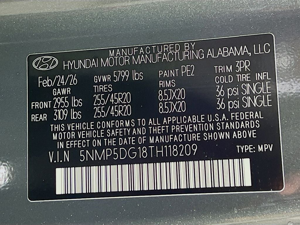 2026 Hyundai Santa Fe Hybrid Calligraphy