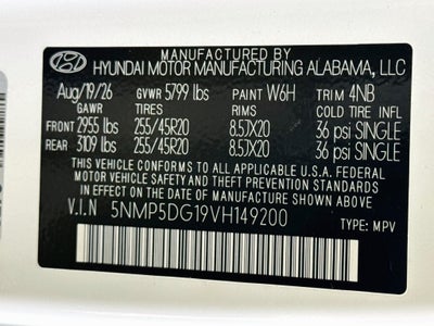 2027 Hyundai Santa Fe Hybrid Calligraphy