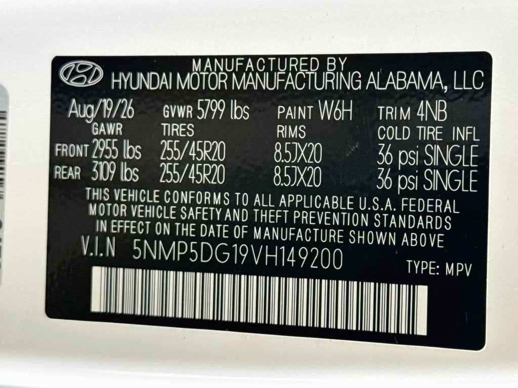 2027 Hyundai Santa Fe Hybrid Calligraphy