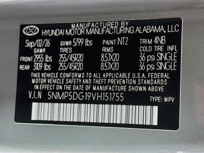 2027 Hyundai Santa Fe Hybrid Calligraphy