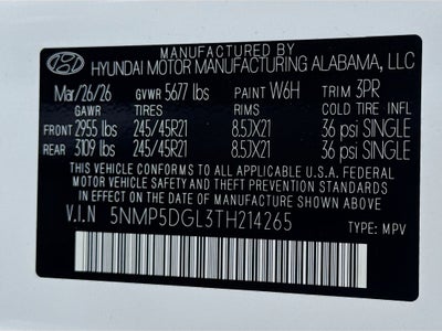 2026 Hyundai Santa Fe Calligraphy