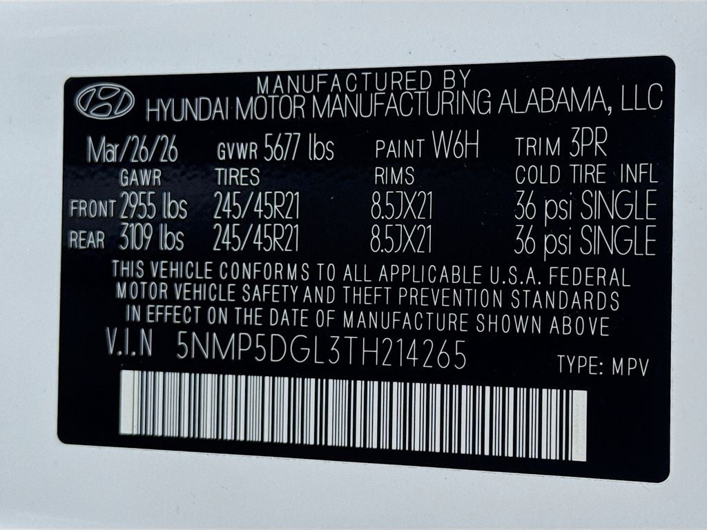 2026 Hyundai Santa Fe Calligraphy