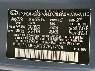 2027 Hyundai Santa Fe Calligraphy