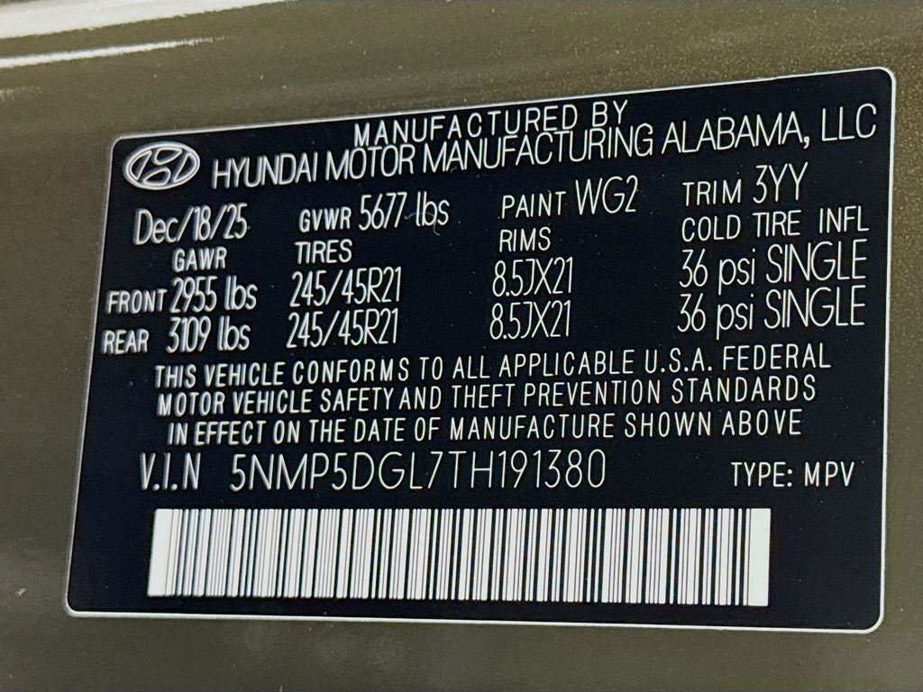 2026 Hyundai Santa Fe Calligraphy