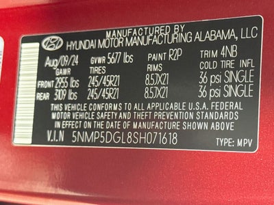 2025 Hyundai Santa Fe Calligraphy