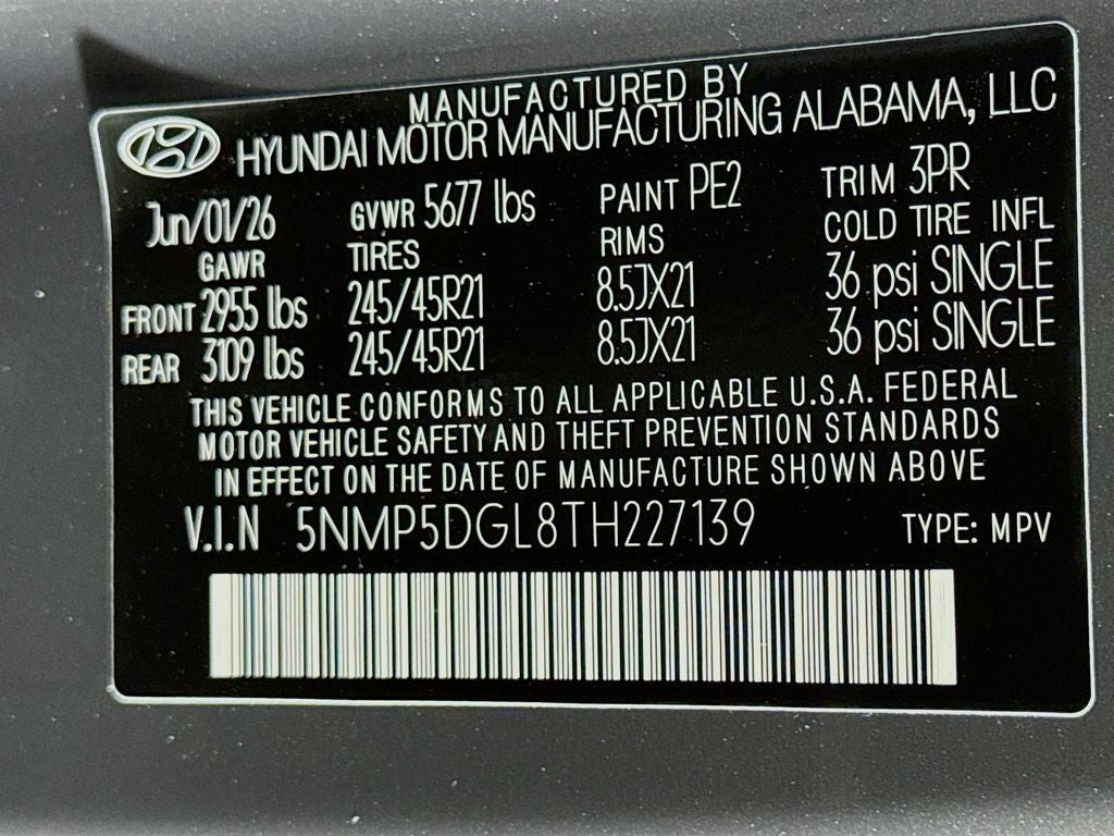2026 Hyundai Santa Fe Calligraphy