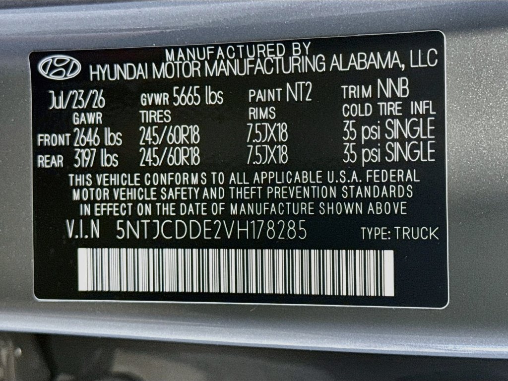 2027 Hyundai Santa Cruz SEL