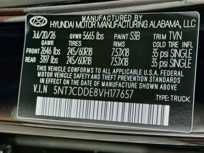 2027 Hyundai Santa Cruz SEL