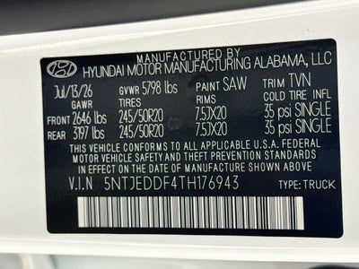 2026 Hyundai Santa Cruz Limited