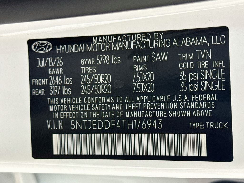 2026 Hyundai Santa Cruz Limited