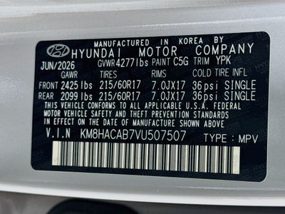 2027 Hyundai Kona SE