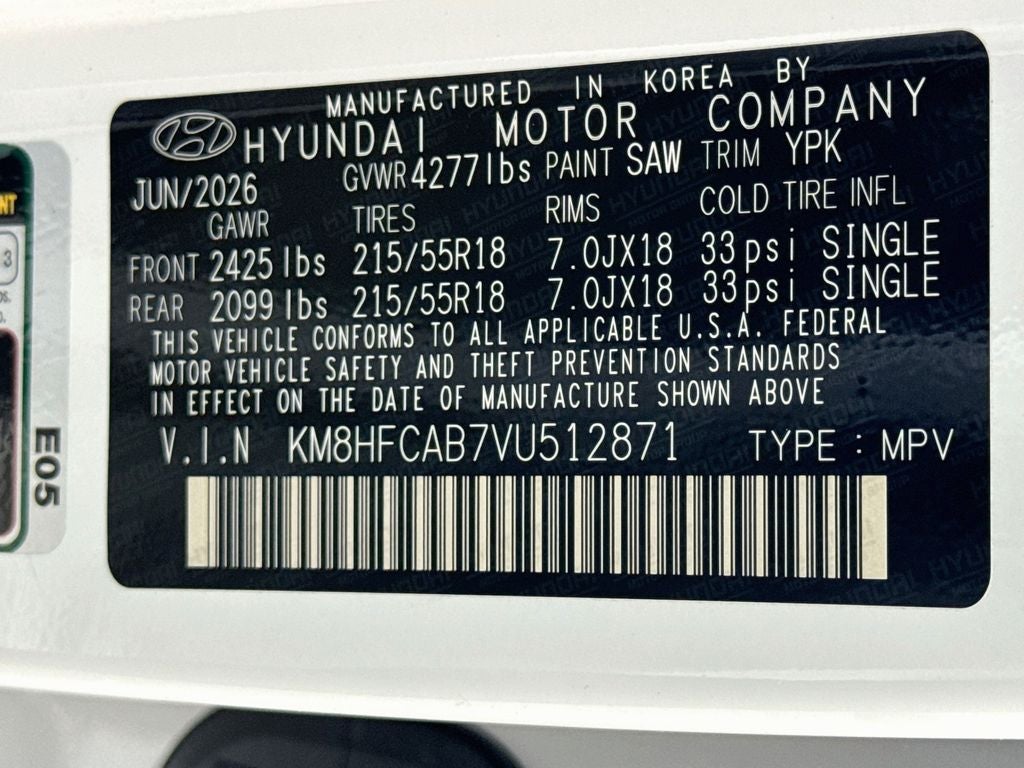 2027 Hyundai Kona SEL Sport