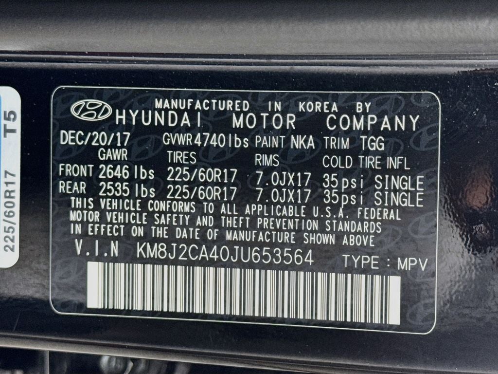 2018 Hyundai Tucson SE
