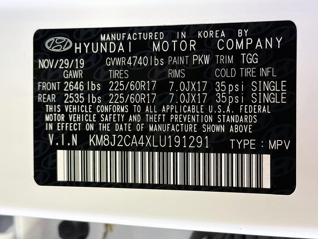 2020 Hyundai Tucson SE