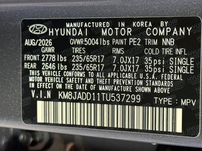2026 Hyundai Tucson Hybrid Blue SE