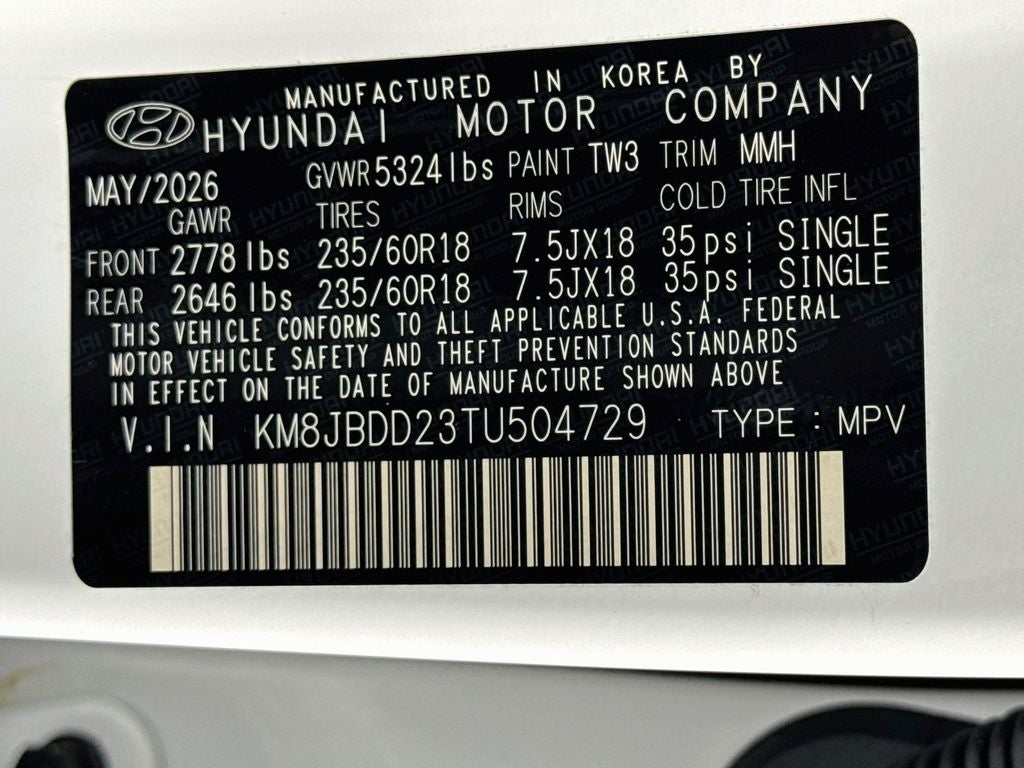 2026 Hyundai Tucson Plug-In Hybrid SEL