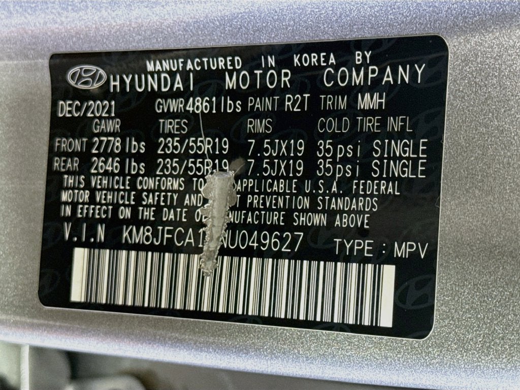 2022 Hyundai Tucson Hybrid SEL Convenience