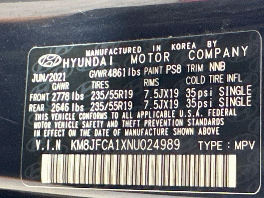 2022 Hyundai Tucson Hybrid SEL Convenience