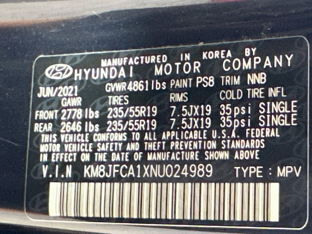 2022 Hyundai Tucson Hybrid SEL Convenience