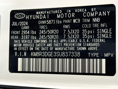 2025 Hyundai Palisade XRT
