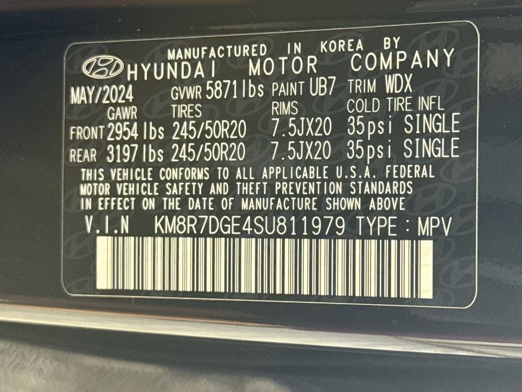 2025 Hyundai Palisade Calligraphy
