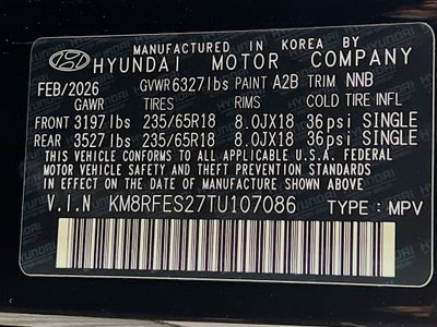 2026 Hyundai Palisade SE