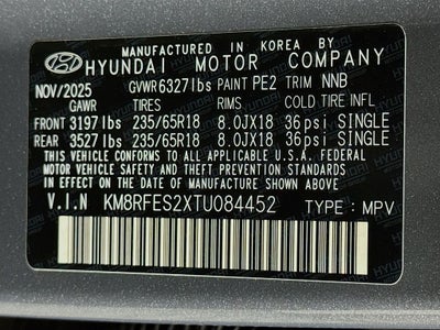 2026 Hyundai Palisade SE