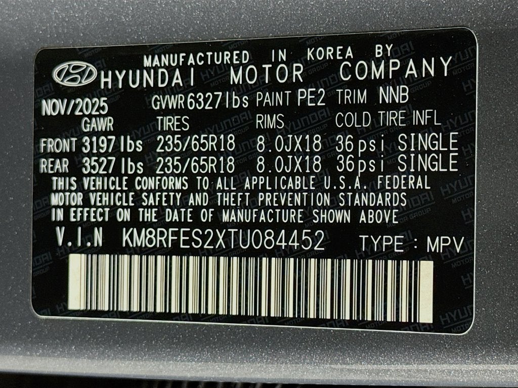 2026 Hyundai Palisade SE