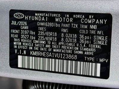 2027 Hyundai Palisade Hybrid SEL Premium 8 Passenger