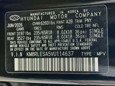 2027 Hyundai Palisade Hybrid Blue SEL