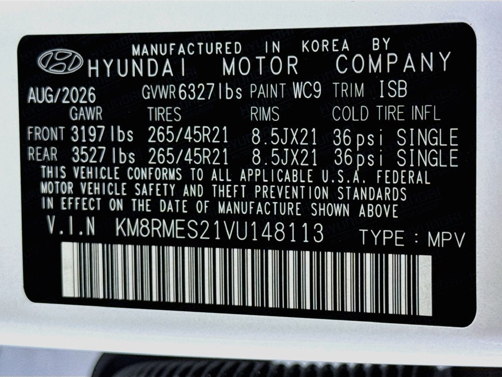 2027 Hyundai Palisade Calligraphy