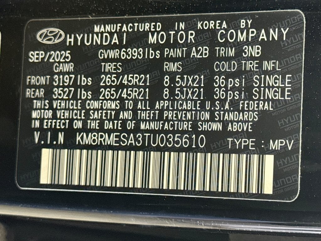 2026 Hyundai Palisade Hybrid Calligraphy