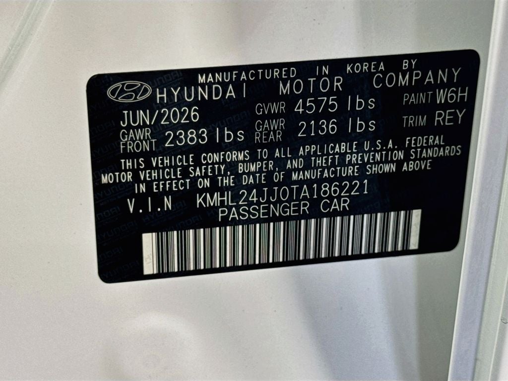 2026 Hyundai Sonata Hybrid Blue