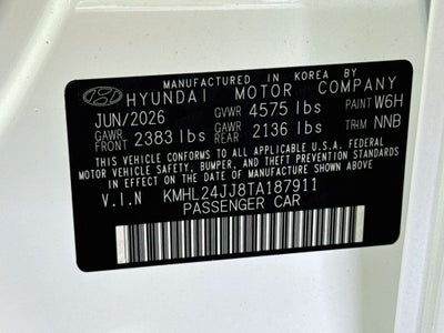 2026 Hyundai Sonata Hybrid Blue