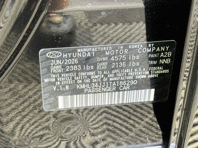 2026 Hyundai Sonata Hybrid SEL