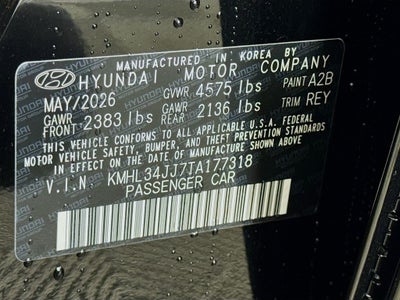 2026 Hyundai Sonata Hybrid SEL
