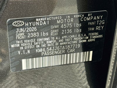 2026 Hyundai Sonata Hybrid Limited