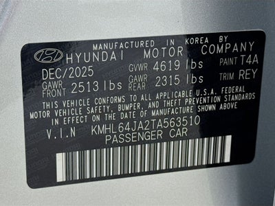 2026 Hyundai Sonata SEL Sport