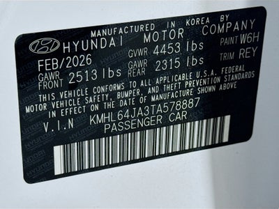2026 Hyundai Sonata SEL Sport