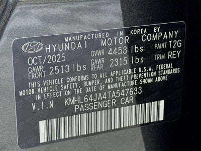 2026 Hyundai Sonata SEL Sport