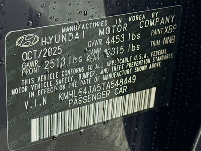 2026 Hyundai Sonata SEL Sport
