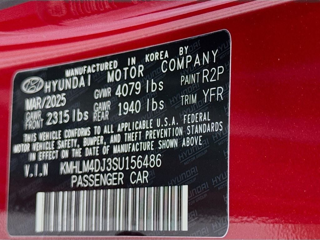 2025 Hyundai Elantra Hybrid SEL Sport