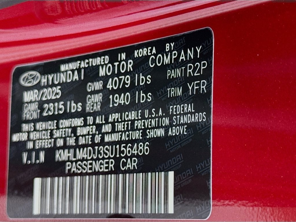 2025 Hyundai Elantra Hybrid SEL Sport