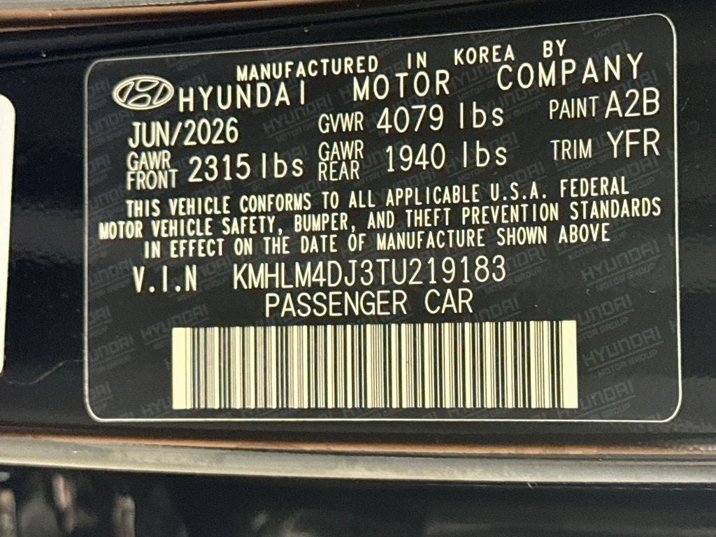 2026 Hyundai Elantra Hybrid Blue