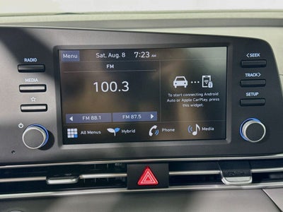 2026 Hyundai Elantra Hybrid Blue