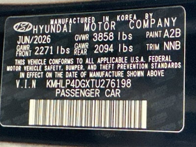 2026 Hyundai Elantra Limited