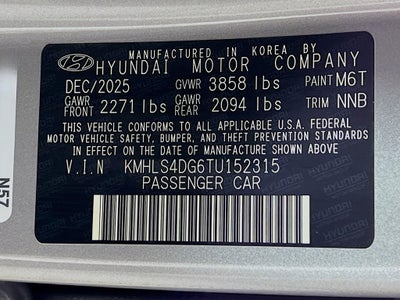 2026 Hyundai Elantra SEL Sport