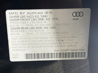 2016 Audi Q5 2.0T Premium quattro