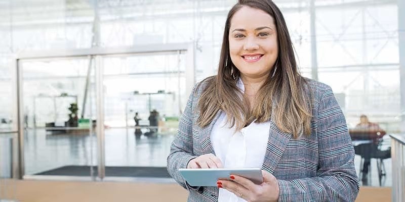 Female office worker